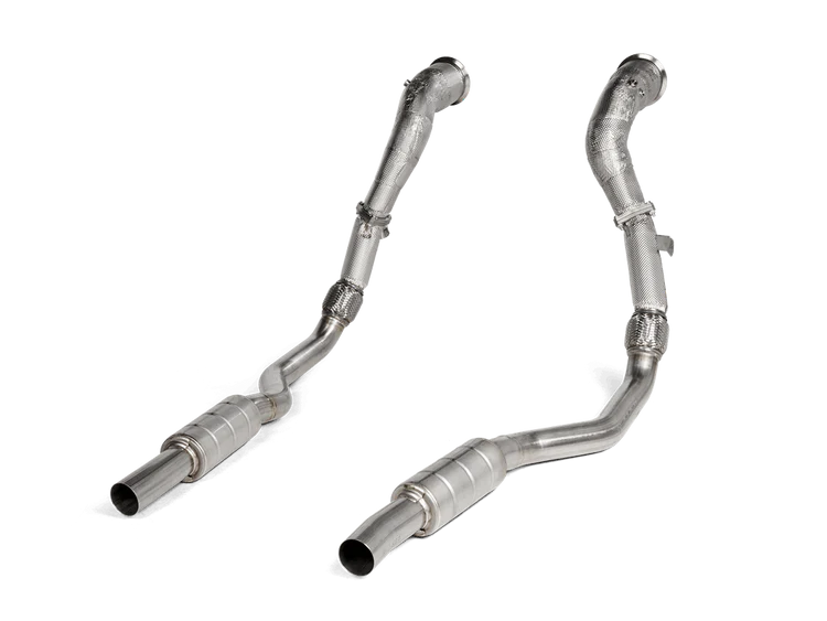 Audi RS6 / RS7 / Performance (C8) | Akrapovic | Downpipe / Link Pipe Set (200 CPSI Catalytic Converters)